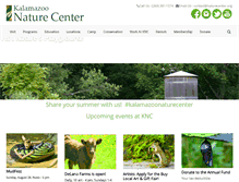 Tablet Screenshot of naturecenter.org